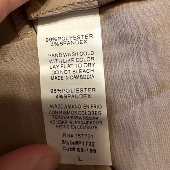 Taupe Open Low Back with Ruffle Midi Dress - Picture 12 of 12